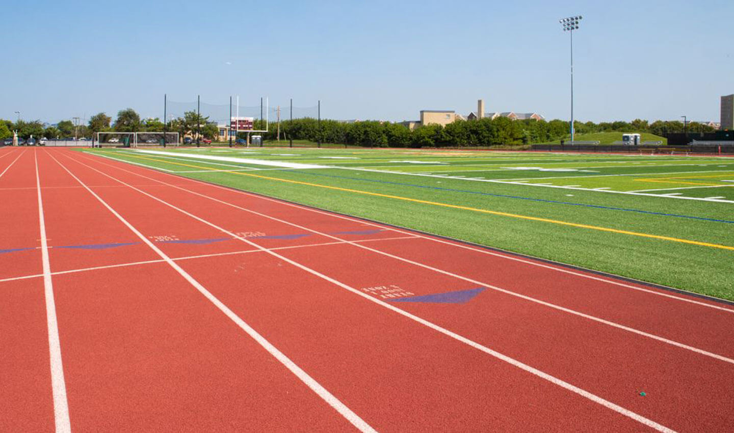 James Cotter ’55 Field &amp; Frank Keohane ’53 Track at Viola Stadium - 360 degree view