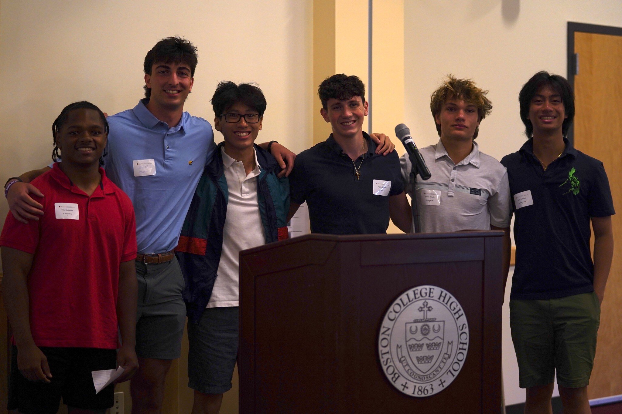 students at the 2024 contemplatives in action leadership summit at bc high